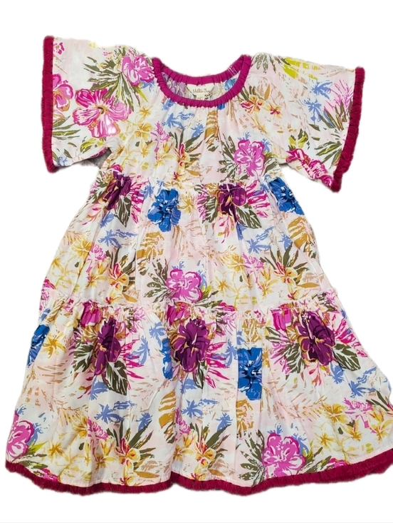 Matilda Jane Other - Matilda Jane Boho Dress 4 Enchanted Garden Bird of Paradise floral tiered Nwt